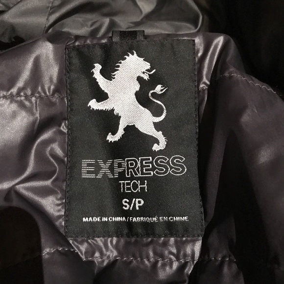 Express Tech Wool Button Zip Coat - Picture 3 of 12